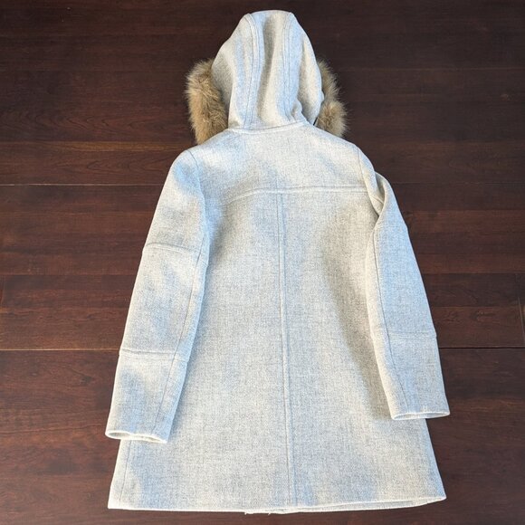 NWT $365 J. Crew 2 Heather Dusk Chateau Parka Italian Stadium Cloth Nello Gori - Picture 3 of 6